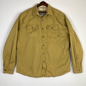 Gander Mountain Shacket Men’s XL Lined Khaki Guide Series Chore Rancher Workwear